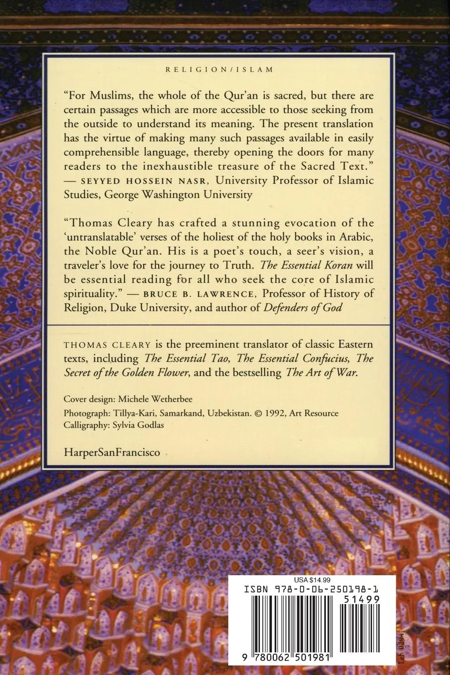 Rückseite: 9780062501981 | Essential Koran, the PB | Thomas Cleary | Taschenbuch | Englisch