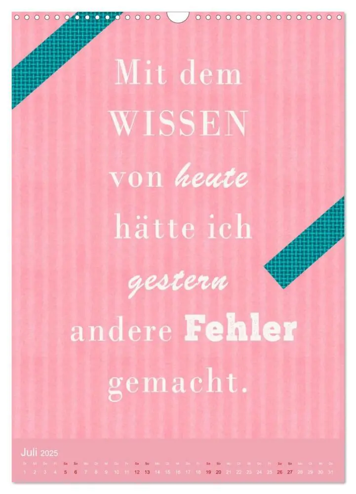 Bild: 9783457171981 | Arbeit macht Spaß (Wandkalender 2025 DIN A3 hoch), CALVENDO...