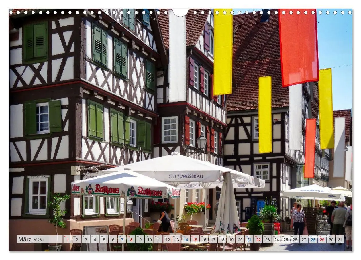 Bild: 9783457551981 | Fachwerk in Süddeutschland (Wandkalender 2026 DIN A3 quer),...