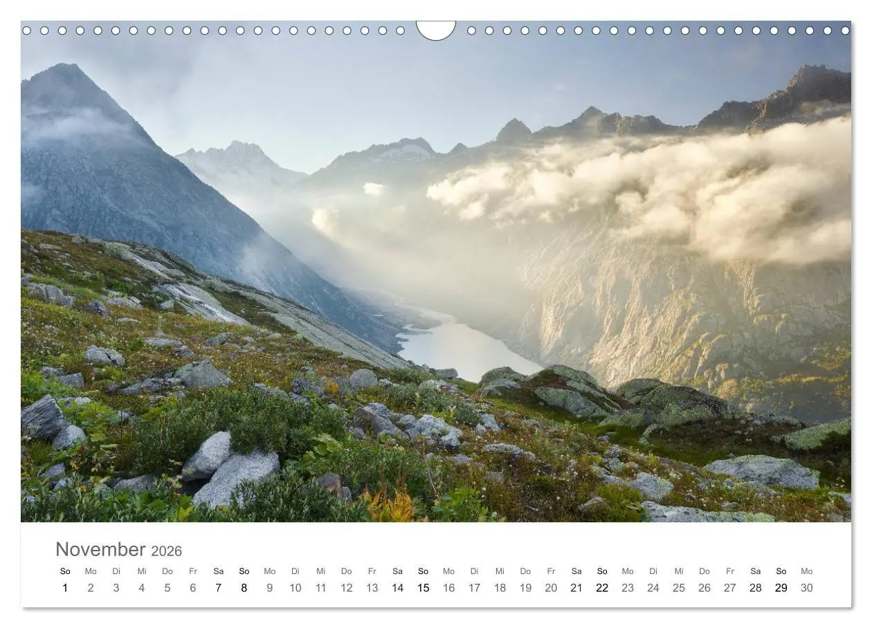 Bild: 9783457861981 | Die Schönheit der Alpen (Wandkalender 2026 DIN A3 quer), CALVENDO...