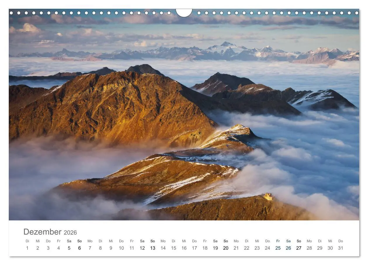Bild: 9783457861981 | Die Schönheit der Alpen (Wandkalender 2026 DIN A3 quer), CALVENDO...
