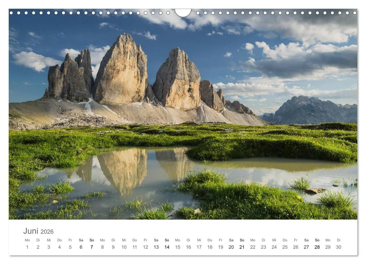 Bild: 9783457861981 | Die Schönheit der Alpen (Wandkalender 2026 DIN A3 quer), CALVENDO...