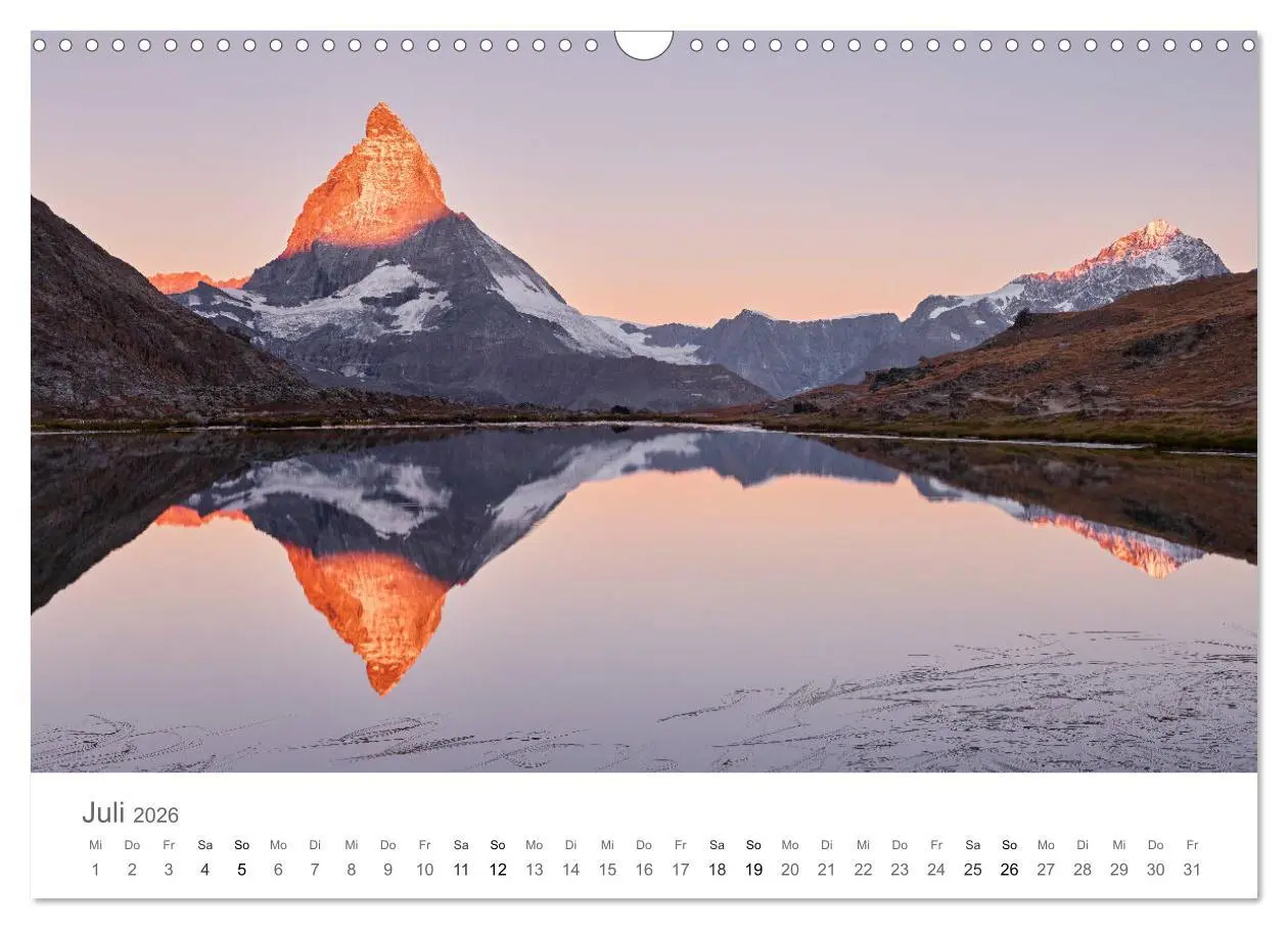 Bild: 9783457861981 | Die Schönheit der Alpen (Wandkalender 2026 DIN A3 quer), CALVENDO...