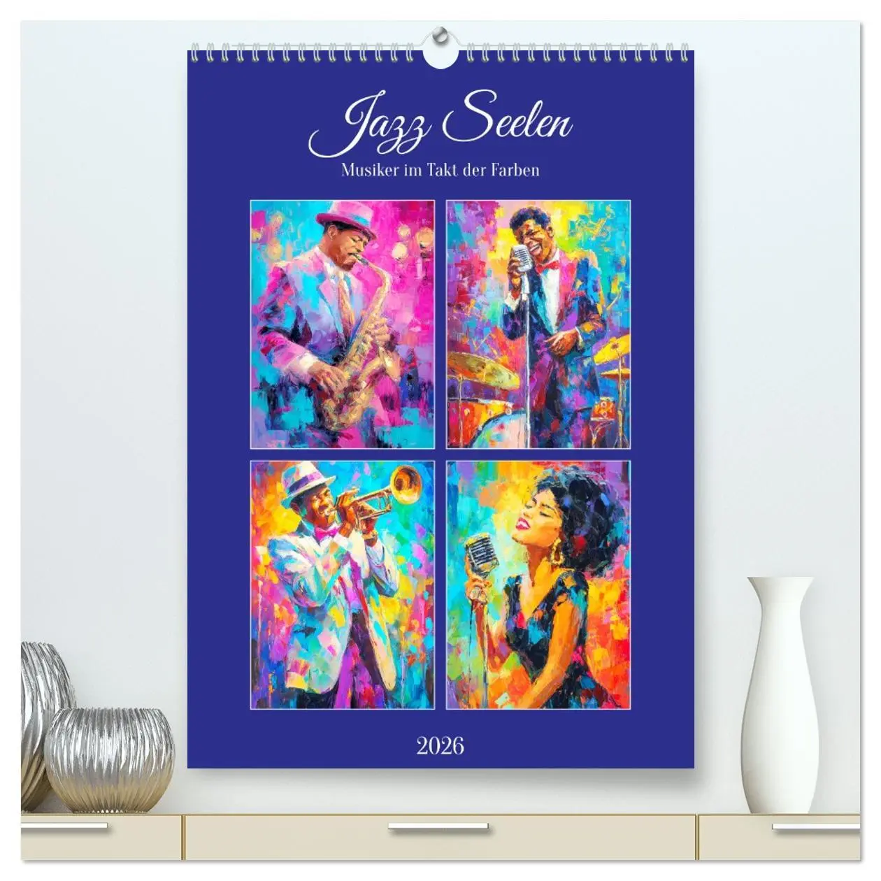 Cover: 9783516641981 | Jazz Seelen. Musiker im Takt der Farben (hochwertiger Premium...