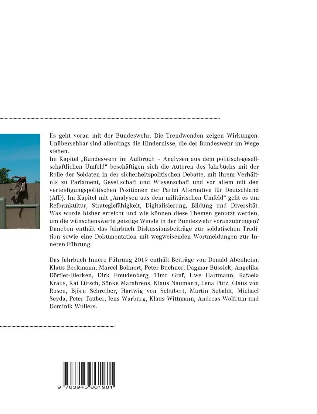 Rückseite: 9783945861981 | Jahrbuch Innere Führung 2019 | Uwe Hartmann (u. a.) | Taschenbuch