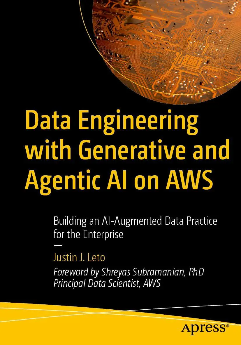 Cover: 9798868821981 | Data Engineering with Generative and Agentic AI on AWS | Leto | Buch