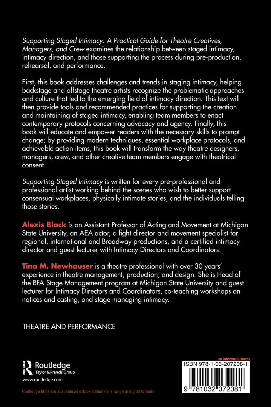 Rückseite: 9781032072081 | Supporting Staged Intimacy | Alexis Black (u. a.) | Taschenbuch | 2022