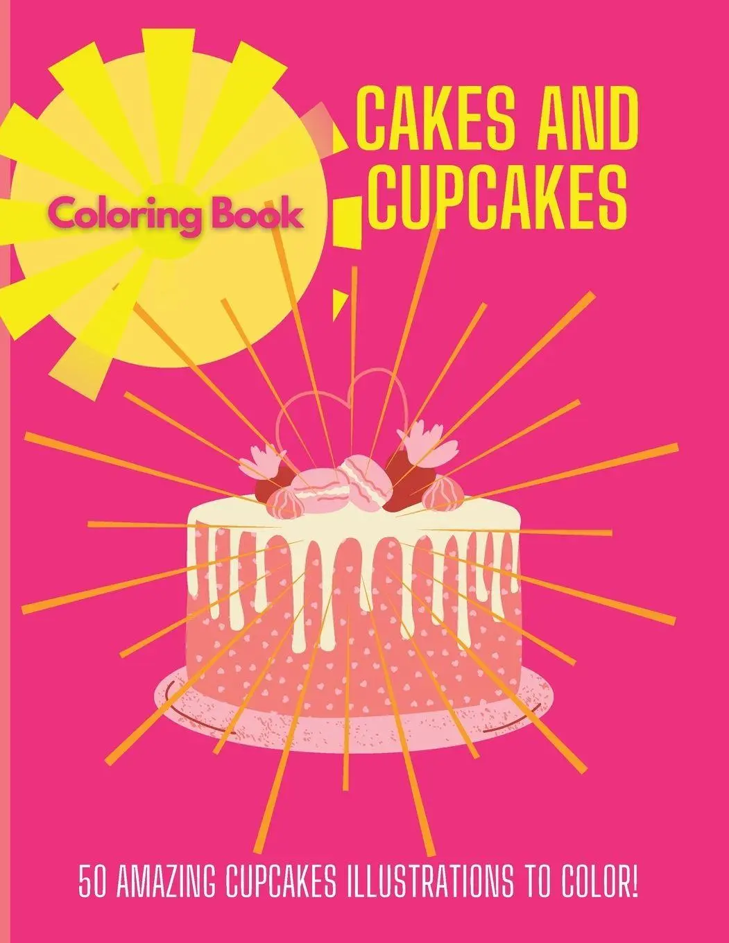 Cover: 9781803832081 | Cakes and Cupcakes | Coloring Book | Irene Simmons | Taschenbuch