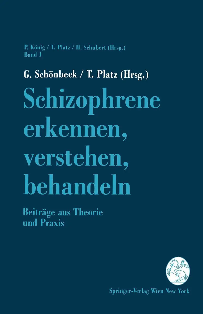 Cover: 9783211822081 | Schizophrene erkennen, verstehen, behandeln | T. Platz (u. a.) | Buch
