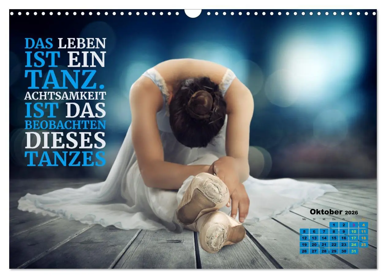 Bild: 9783457512081 | Ballett mit einem Hauch Poesie (Wandkalender 2026 DIN A3 quer),...