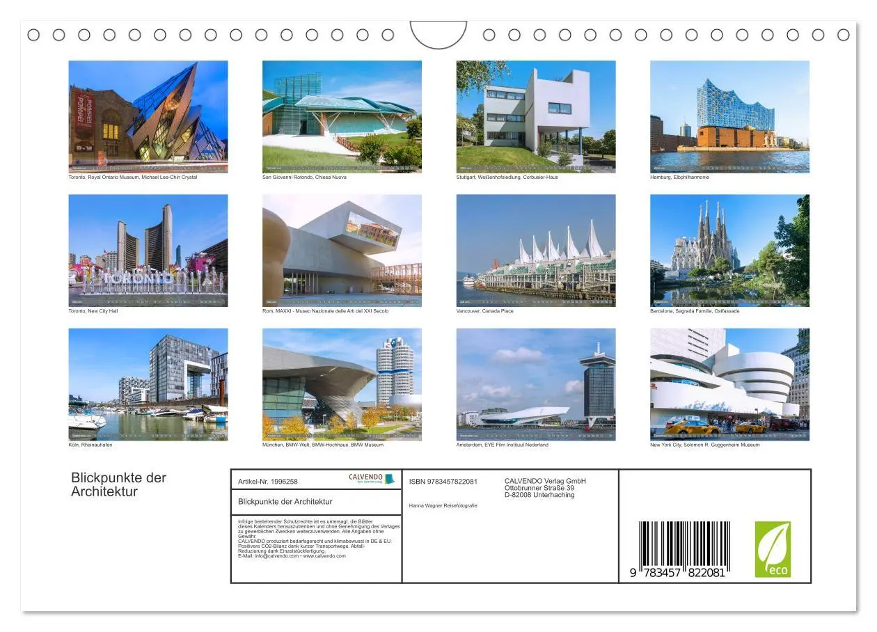 Bild: 9783457822081 | Blickpunkte der Architektur (Wandkalender 2026 DIN A4 quer),...