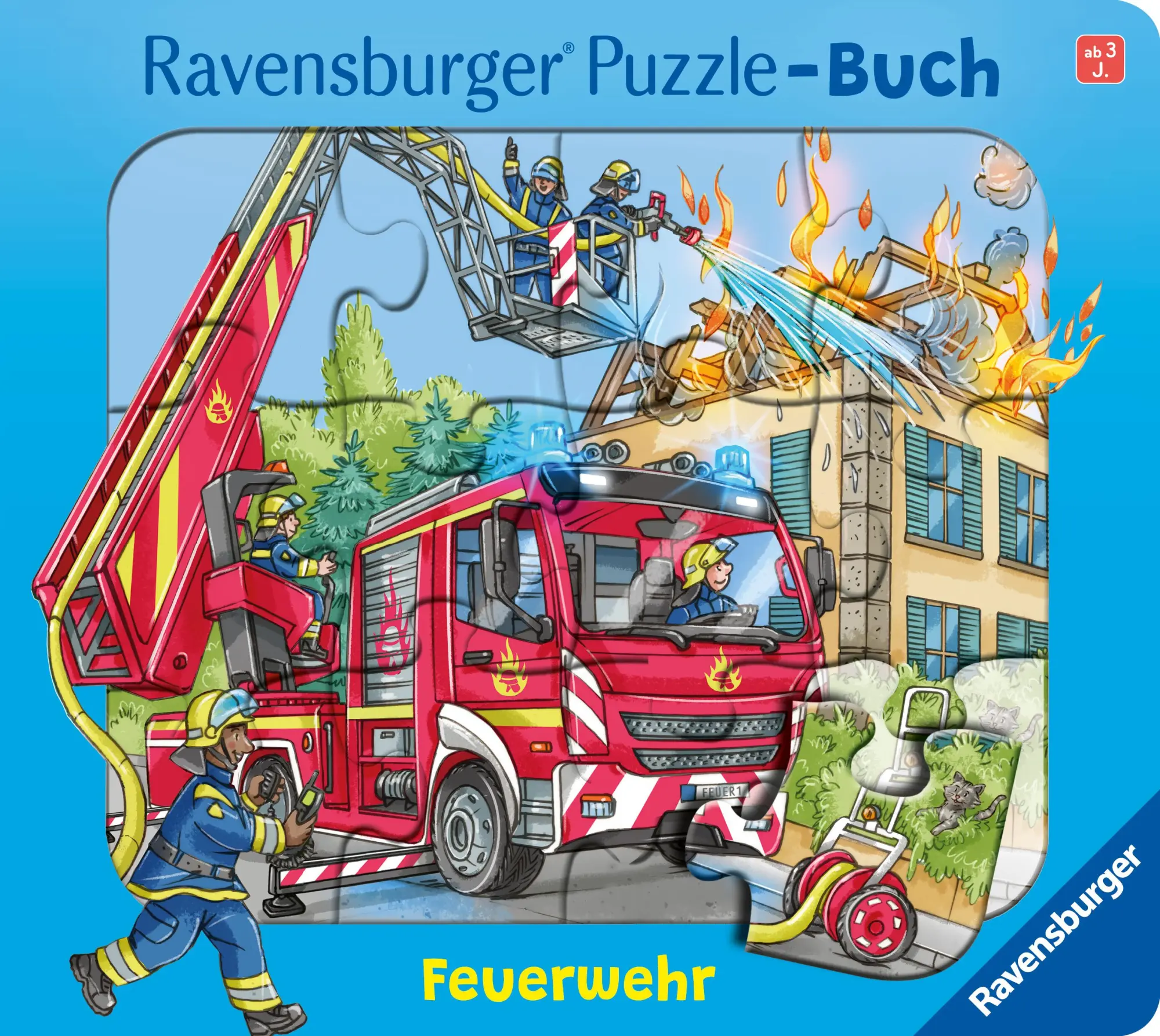 Cover: 9783473422081 | Ravensburger® Puzzle-Buch: Feuerwehr | Steffi Korda | Buch | 12 S.