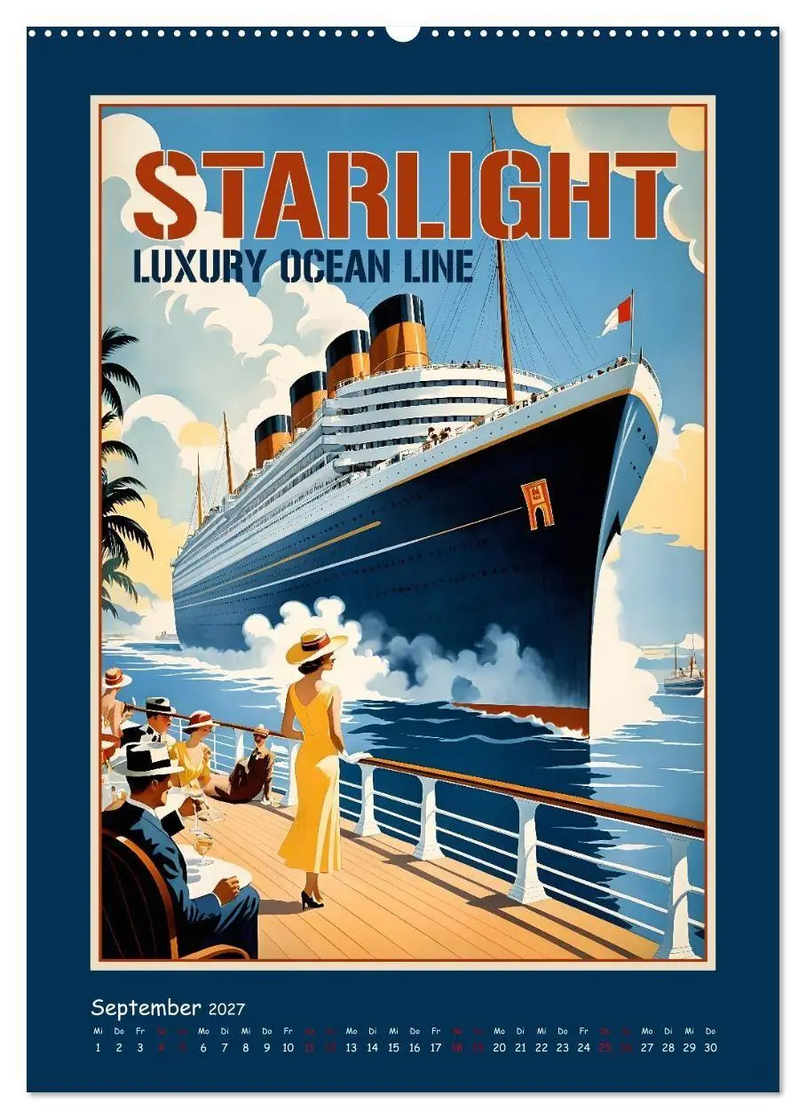 Bild: 9783516842081 | Vintage Schiffsplakate - nostalgische Kreuzfahrt um die Welt...