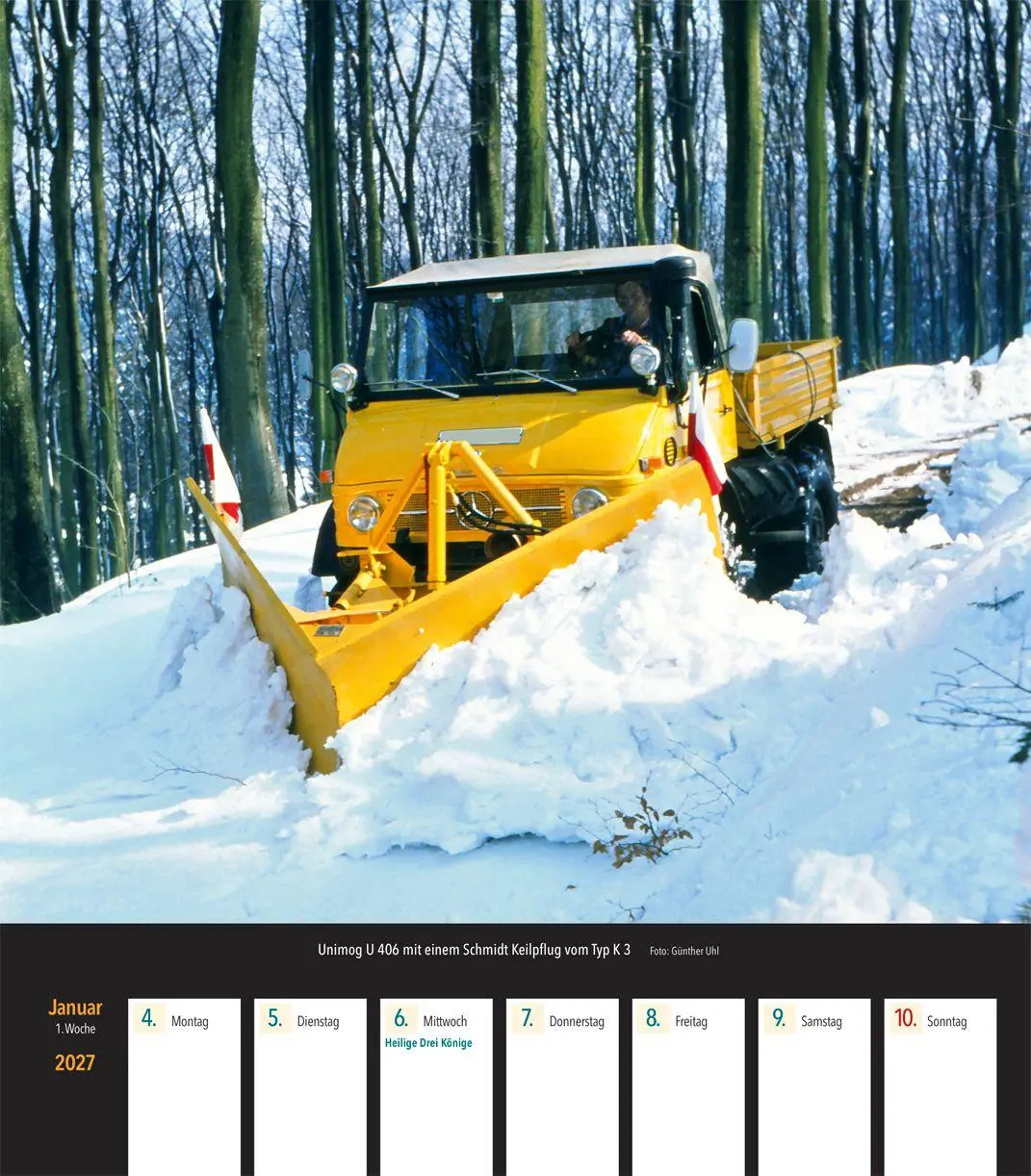Bild: 9783751612081 | Unimog &amp; MB-trac 2027 | Wochenkalender mit 53 Abbildungen | Kalender