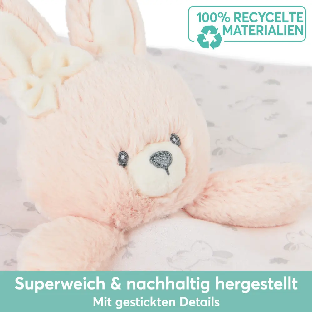 Bild: 778988502181 | GBB Recycled Schmusetuch Häschen | Karton | 50218 | Deutsch | 2025