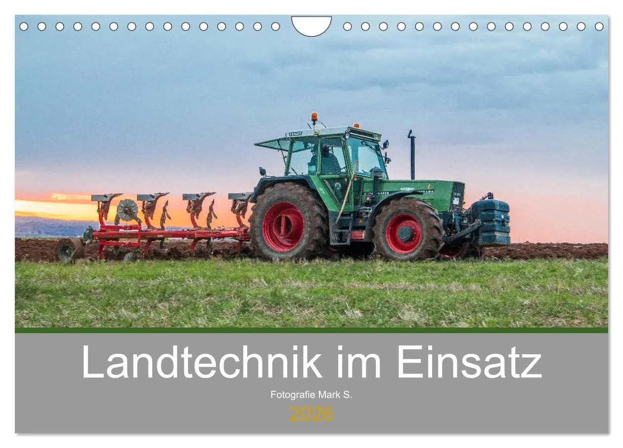 Cover: 9783457742181 | Landtechnik im Einsatz (Wandkalender 2026 DIN A4 quer), CALVENDO...