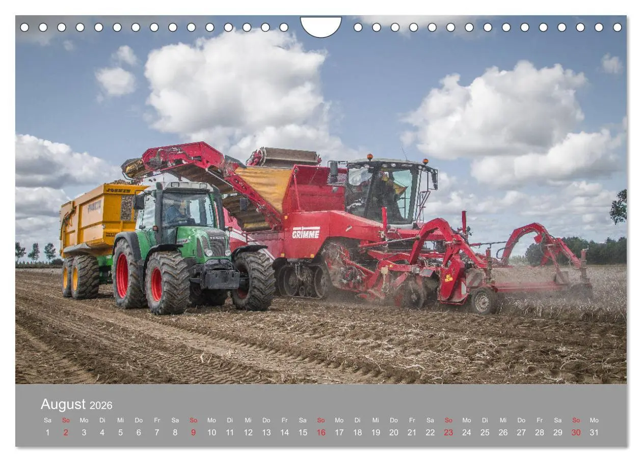 Bild: 9783457742181 | Landtechnik im Einsatz (Wandkalender 2026 DIN A4 quer), CALVENDO...