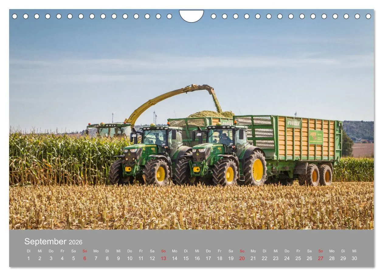 Bild: 9783457742181 | Landtechnik im Einsatz (Wandkalender 2026 DIN A4 quer), CALVENDO...