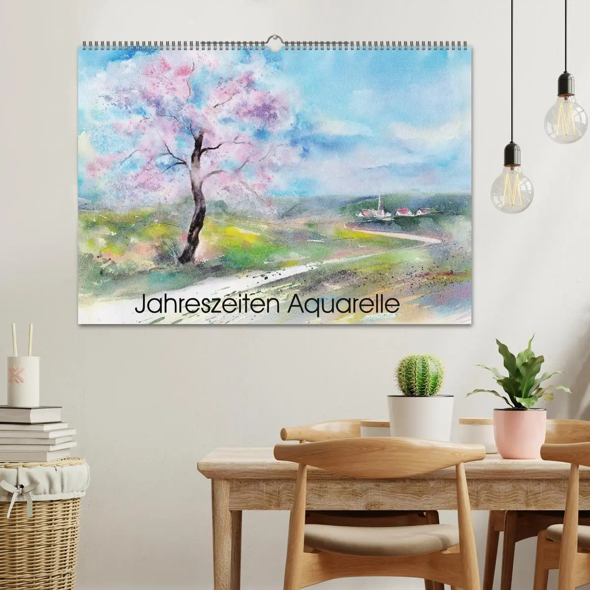 Bild: 9783516072181 | Jahreszeiten Aquarelle (Wandkalender 2026 DIN A2 quer), CALVENDO...