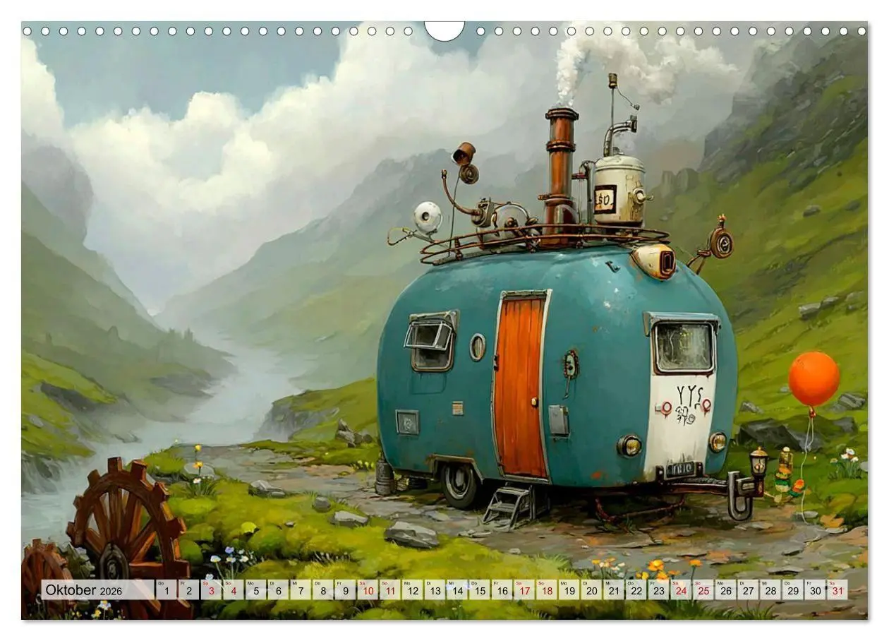 Bild: 9783516692181 | Caravanesque (Wandkalender 2026 DIN A3 quer), CALVENDO Monatskalender