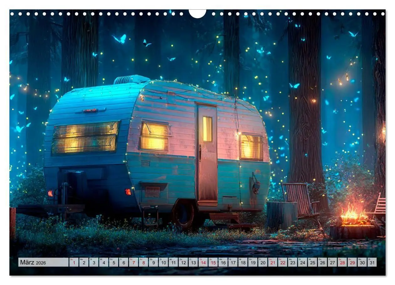 Bild: 9783516692181 | Caravanesque (Wandkalender 2026 DIN A3 quer), CALVENDO Monatskalender