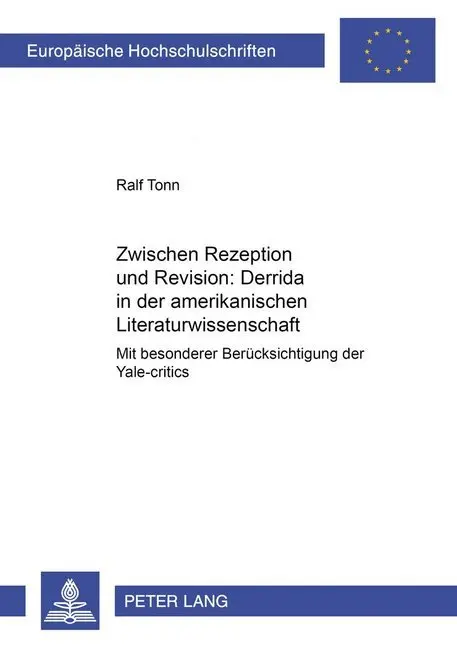 Cover: 9783631362181 | Zwischen Rezeption und Revision: | Ralf Tonn | Taschenbuch | Deutsch