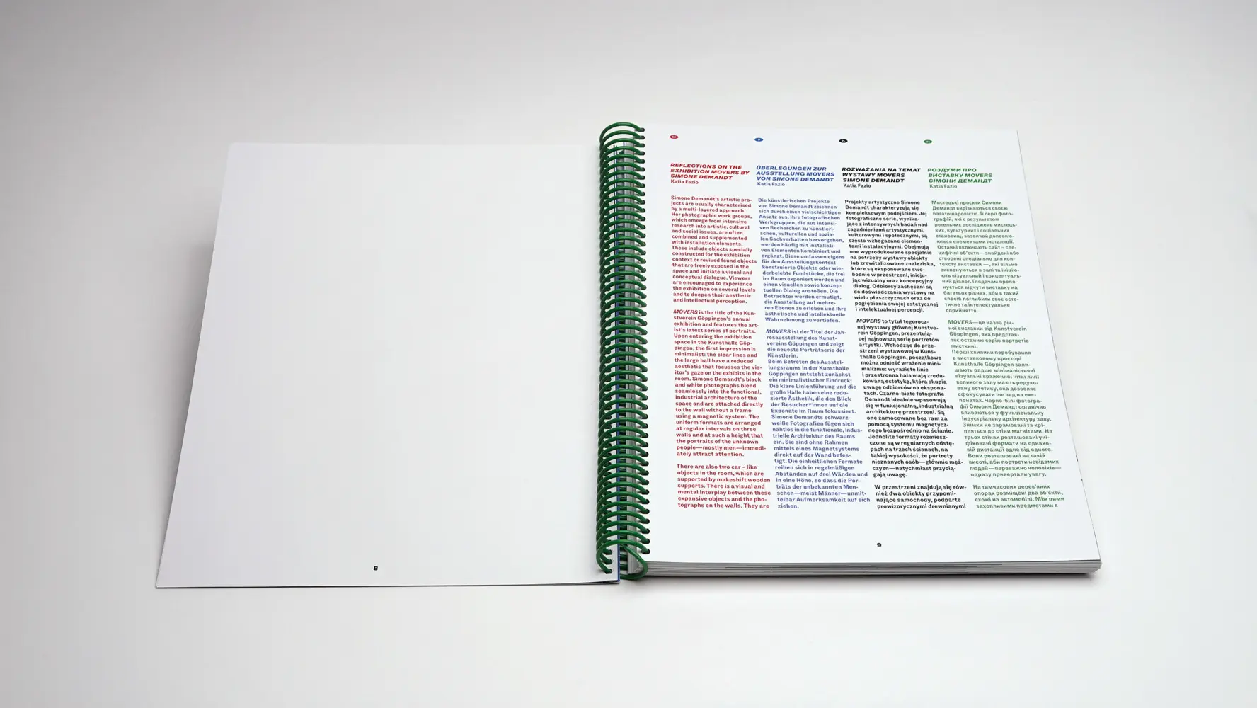 Bild: 9783969122181 | Simone Demandt - Movers / Beweger | Stephan Berg (u. a.) | Taschenbuch