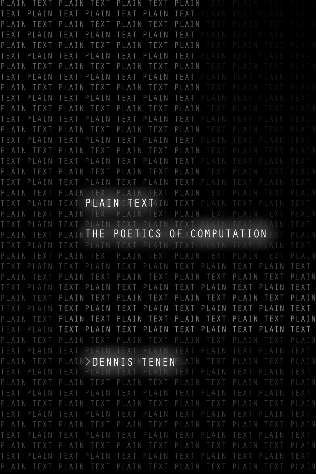 Cover: 9781503602281 | Plain Text | The Poetics of Computation | Dennis Tenen | Taschenbuch