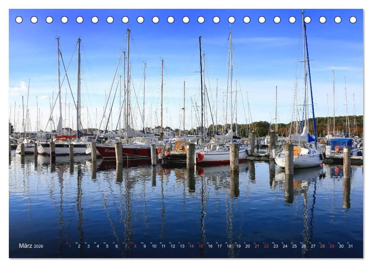 Bild: 9783457802281 | YACHTHÄFEN AN DER OSTSEE (Tischkalender 2026 DIN A5 quer), CALVENDO...