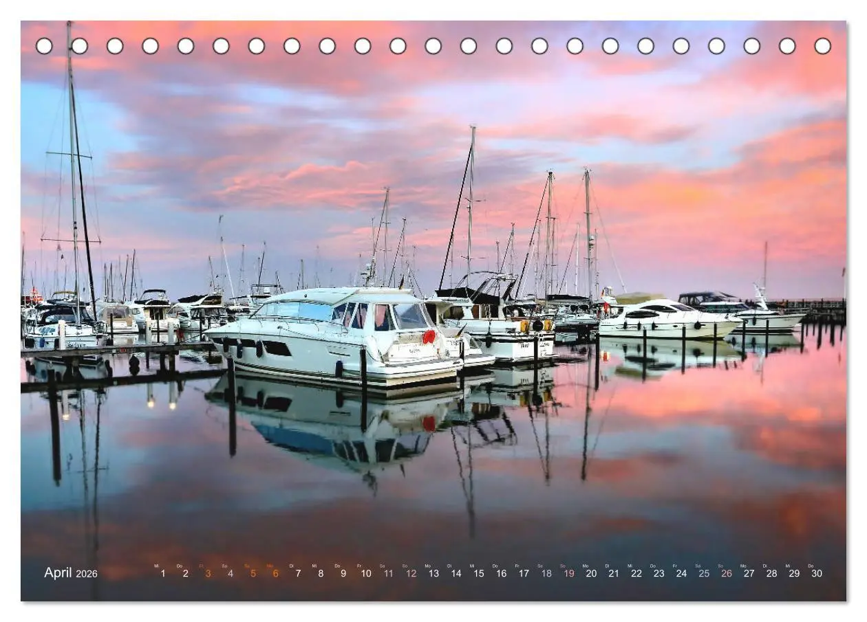 Bild: 9783457802281 | YACHTHÄFEN AN DER OSTSEE (Tischkalender 2026 DIN A5 quer), CALVENDO...