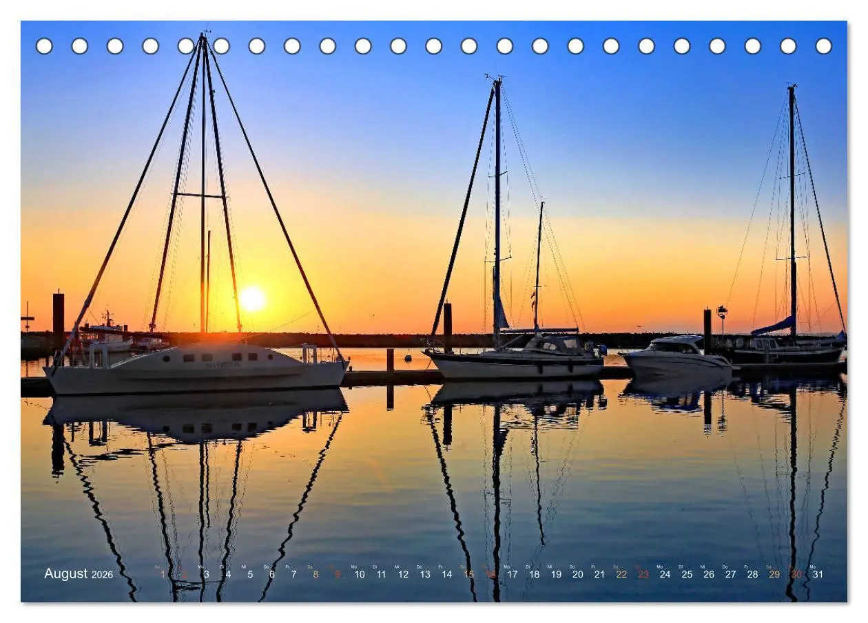 Bild: 9783457802281 | YACHTHÄFEN AN DER OSTSEE (Tischkalender 2026 DIN A5 quer), CALVENDO...