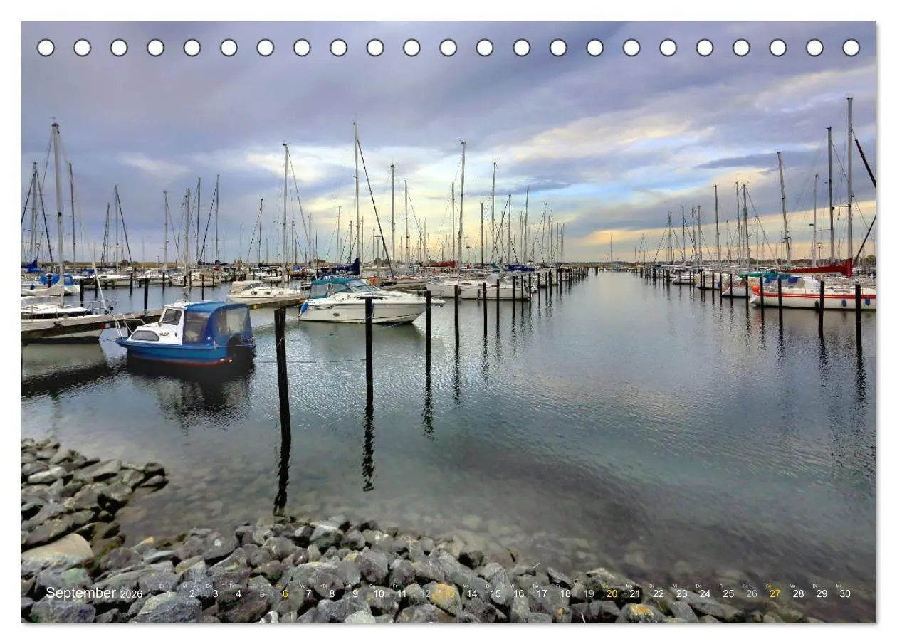 Bild: 9783457802281 | YACHTHÄFEN AN DER OSTSEE (Tischkalender 2026 DIN A5 quer), CALVENDO...