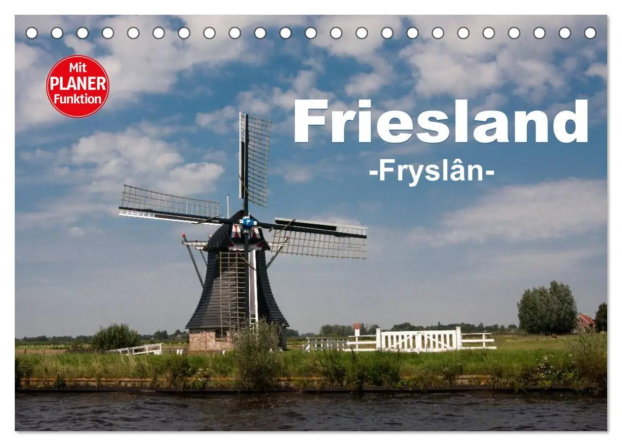 Cover: 9783457972281 | Friesland - Fryslan (Tischkalender 2026 DIN A5 quer), CALVENDO...
