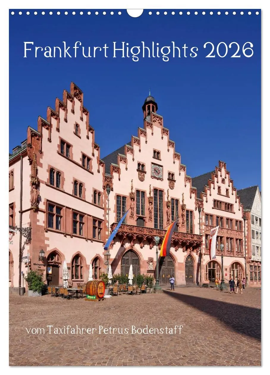 Cover: 9783516442281 | Frankfurt Highlights (Wandkalender 2026 DIN A3 hoch), CALVENDO...