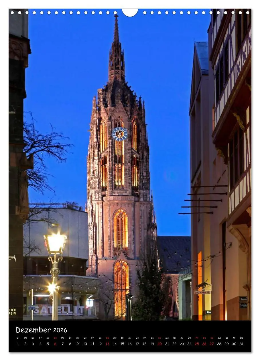 Bild: 9783516442281 | Frankfurt Highlights (Wandkalender 2026 DIN A3 hoch), CALVENDO...