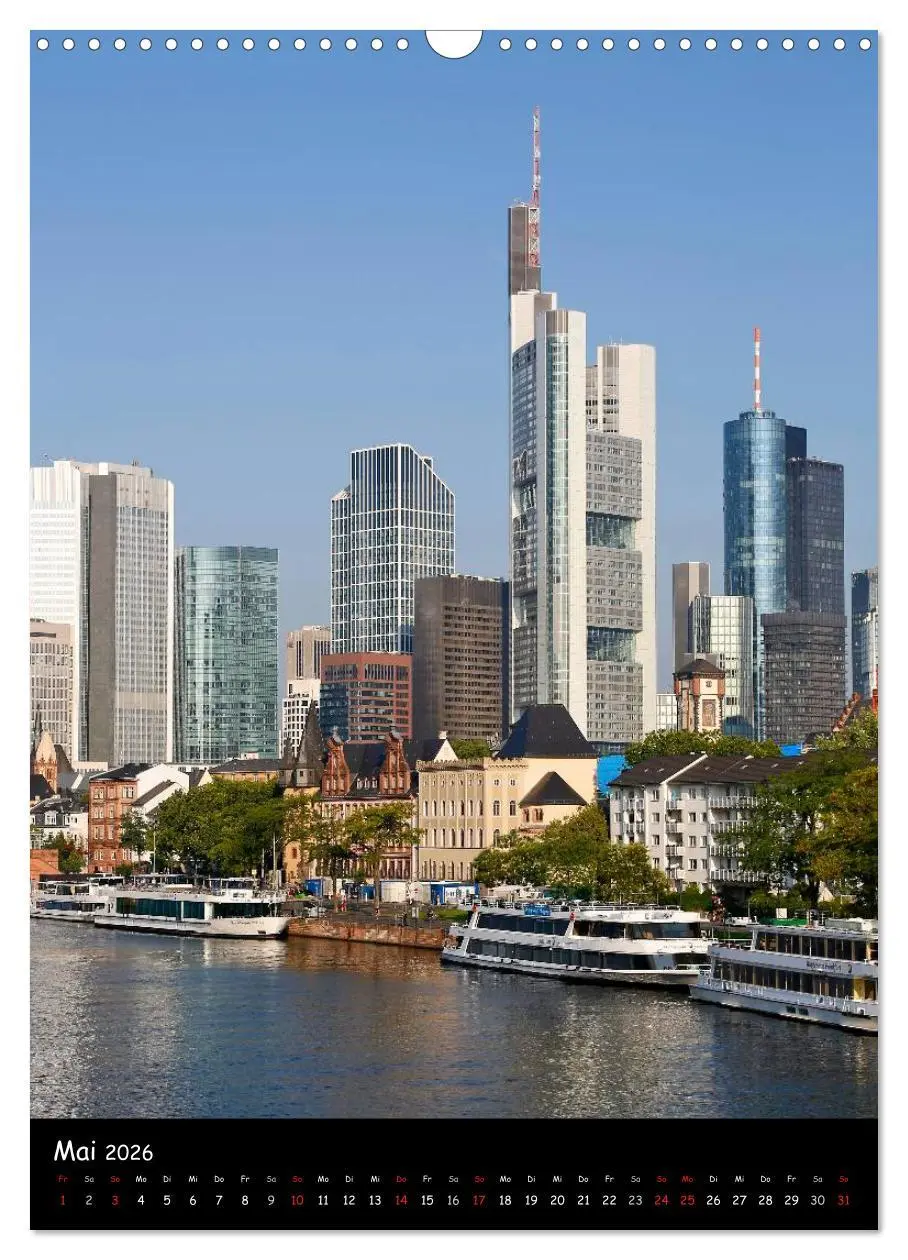 Bild: 9783516442281 | Frankfurt Highlights (Wandkalender 2026 DIN A3 hoch), CALVENDO...