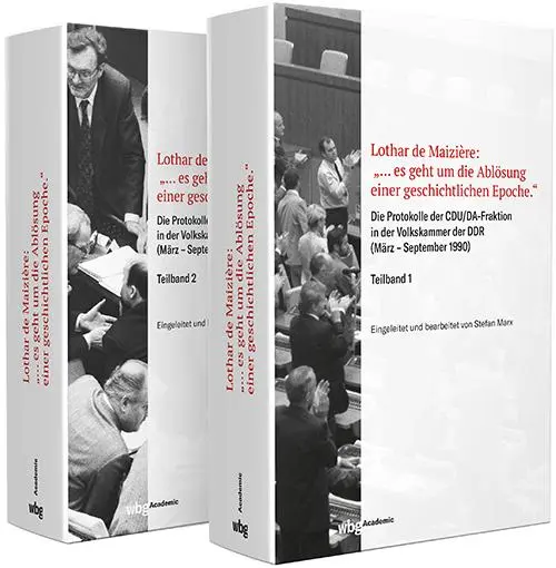 Cover: 9783534642281 | Lothar de Maizière: "...es geht um die Ablösung einer...