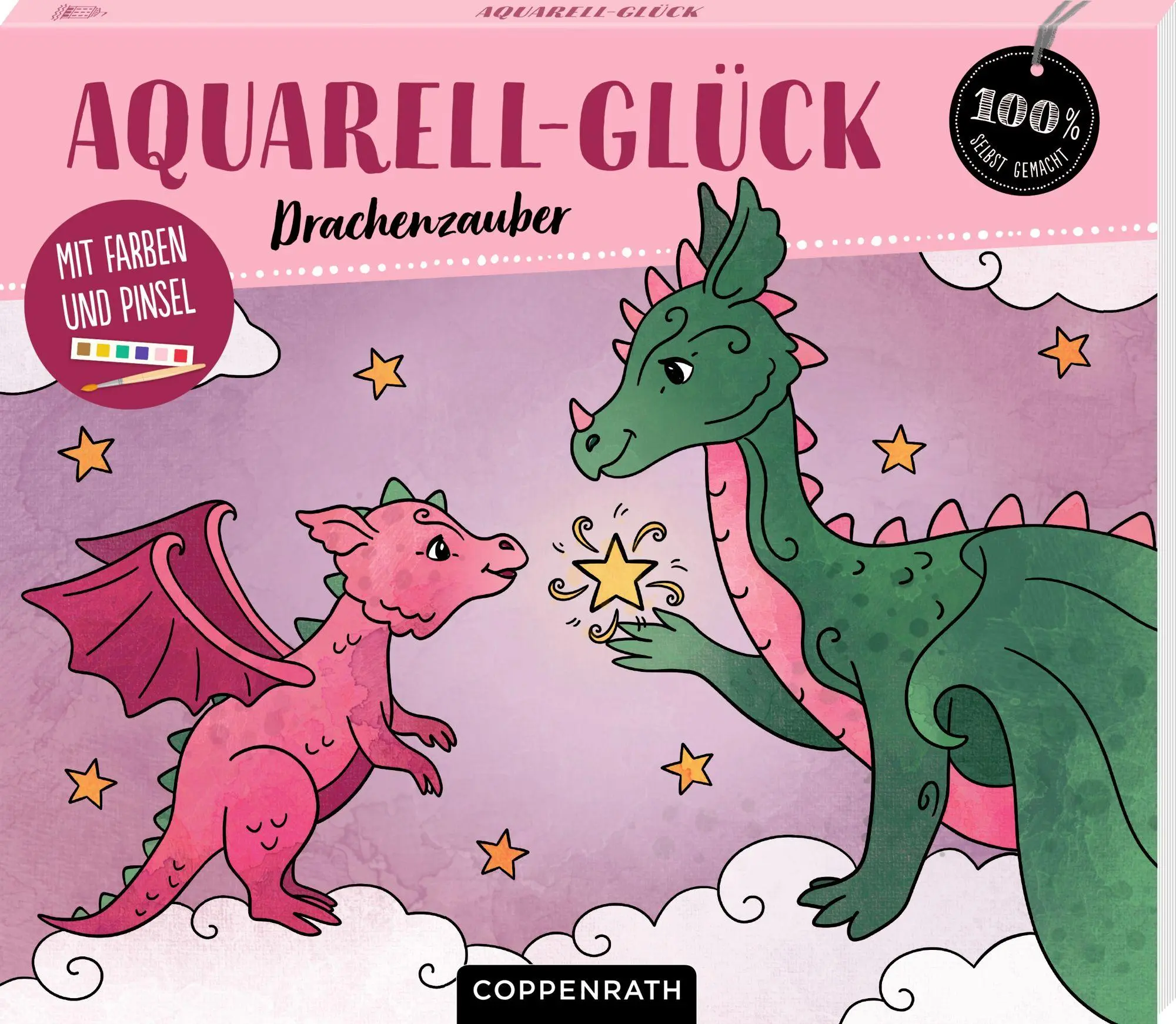 Cover: 9783649652281 | Aquarell-Glück Drachenzauber | Mit Farben und Pinsel | Hatkemper
