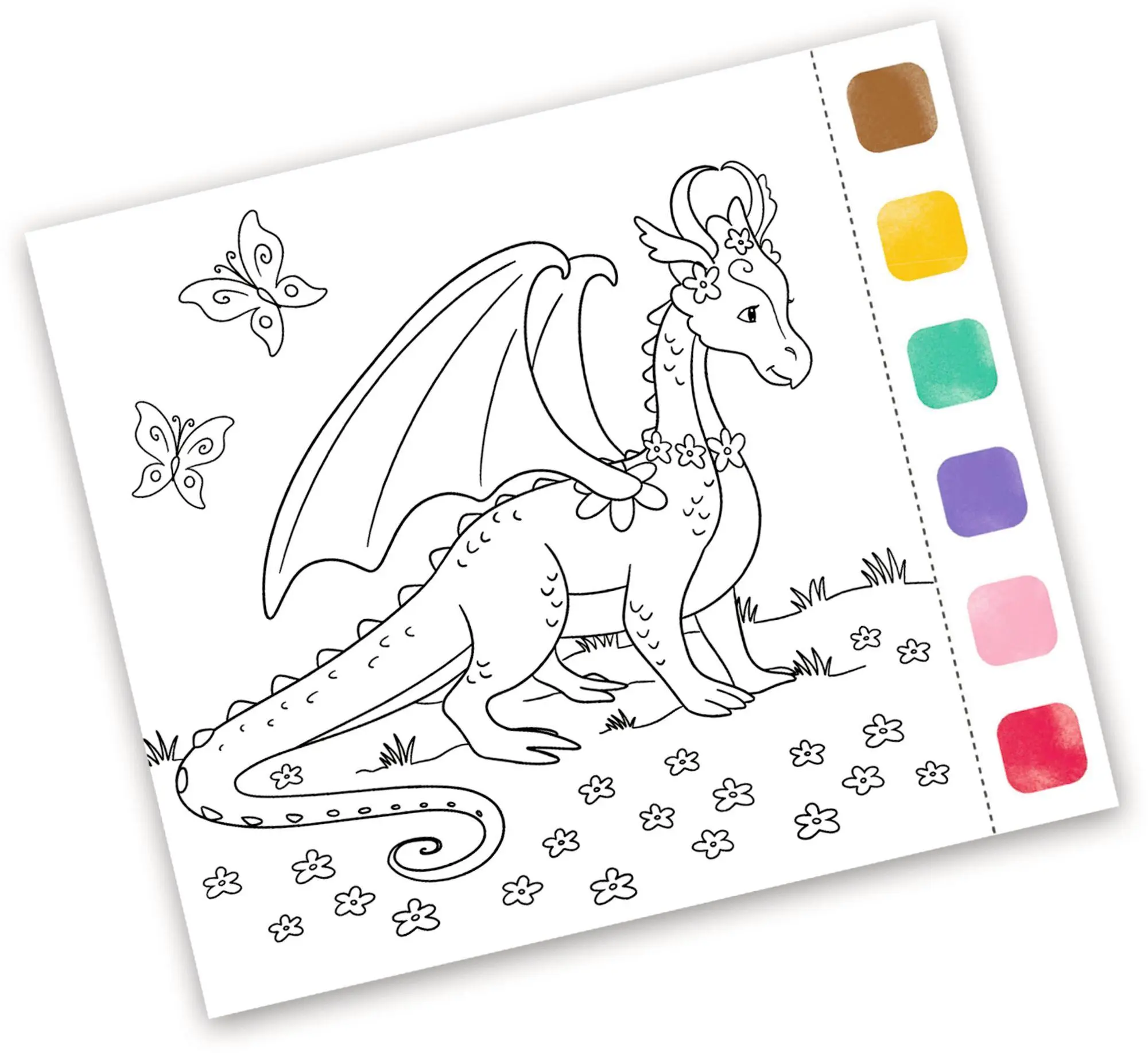 Bild: 9783649652281 | Aquarell-Glück Drachenzauber | Mit Farben und Pinsel | Hatkemper