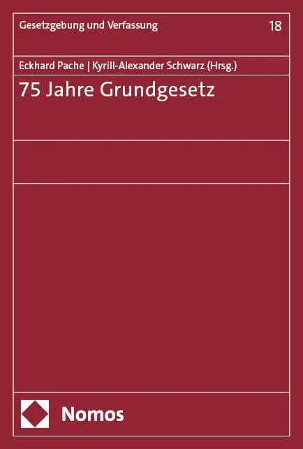 Cover: 9783756022281 | 75 Jahre Grundgesetz | Eckhard Pache (u. a.) | Taschenbuch | 239 S.