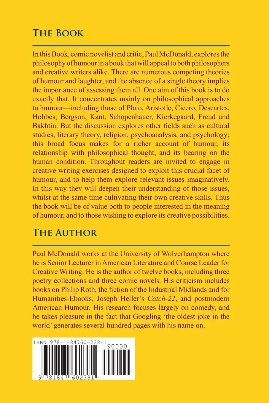 Rückseite: 9781847602381 | The Philosophy of Humour | Paul Mcdonald | Taschenbuch | Englisch