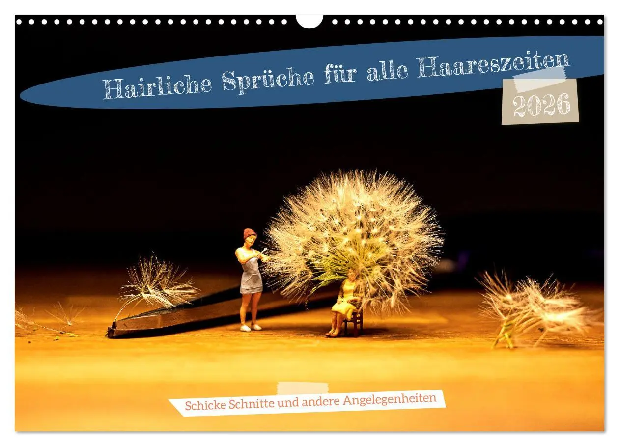 Cover: 9783457582381 | Hairliche Sprüche für alle Haareszeiten (Wandkalender 2026 DIN A3...