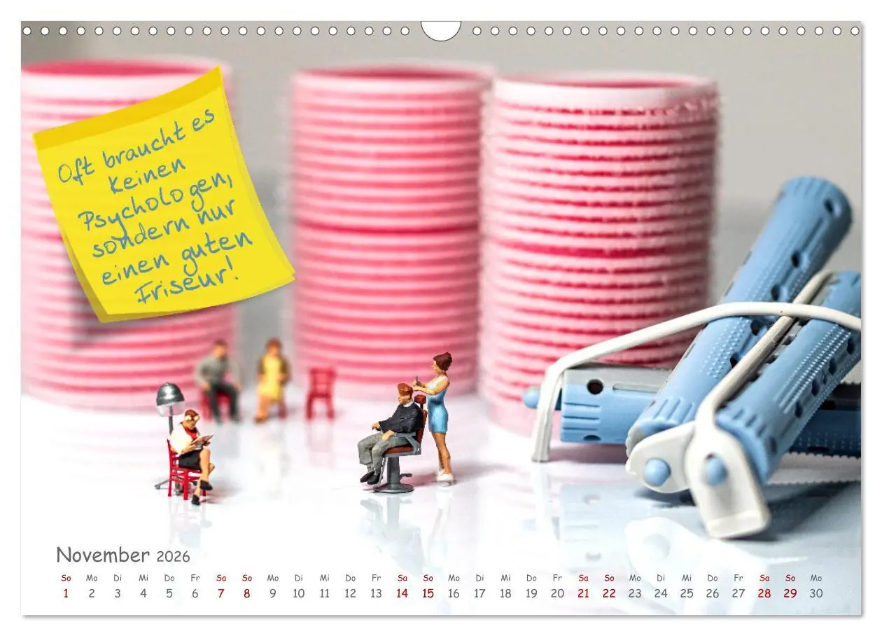 Bild: 9783457582381 | Hairliche Sprüche für alle Haareszeiten (Wandkalender 2026 DIN A3...
