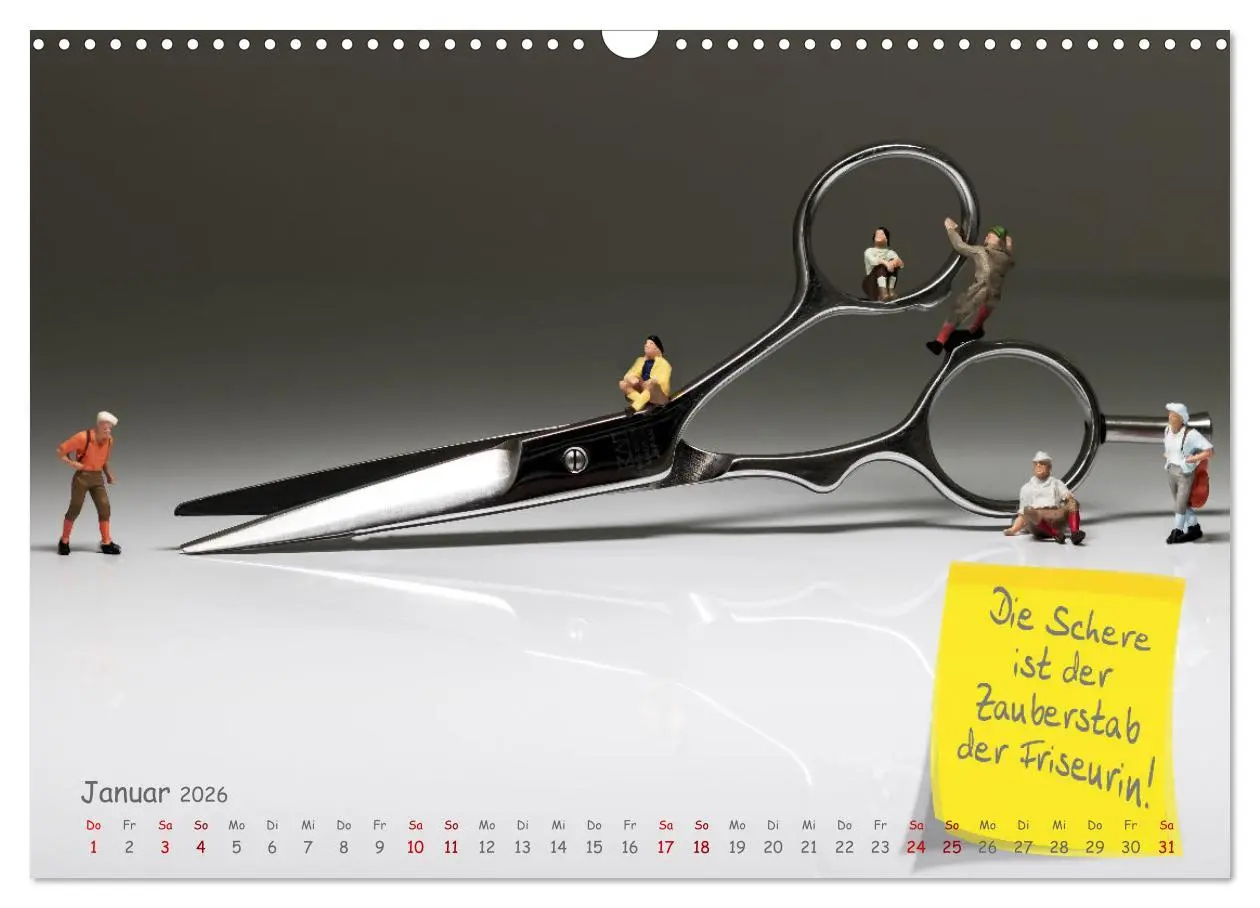 Bild: 9783457582381 | Hairliche Sprüche für alle Haareszeiten (Wandkalender 2026 DIN A3...