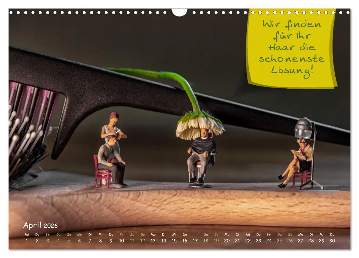 Bild: 9783457582381 | Hairliche Sprüche für alle Haareszeiten (Wandkalender 2026 DIN A3...