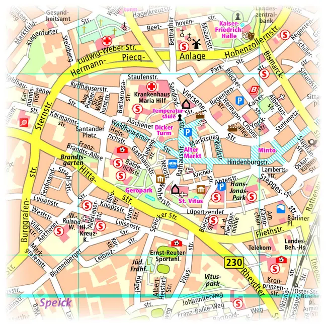 Bild: 9783961322381 | Publicpress Stadtplan Mönchengladbach 1:18.000 | (Land-)Karte | 2017
