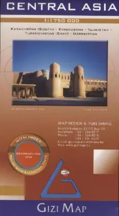 Cover: 9789630372381 | Gizi Map Central Asia Geographical | (Land-)Karte | Deutsch | Gizi Map