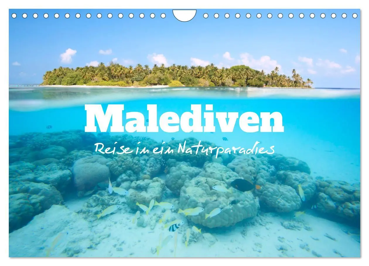 Cover: 9783457572481 | Malediven - Reise in ein Naturparadies (Wandkalender 2026 DIN A4...
