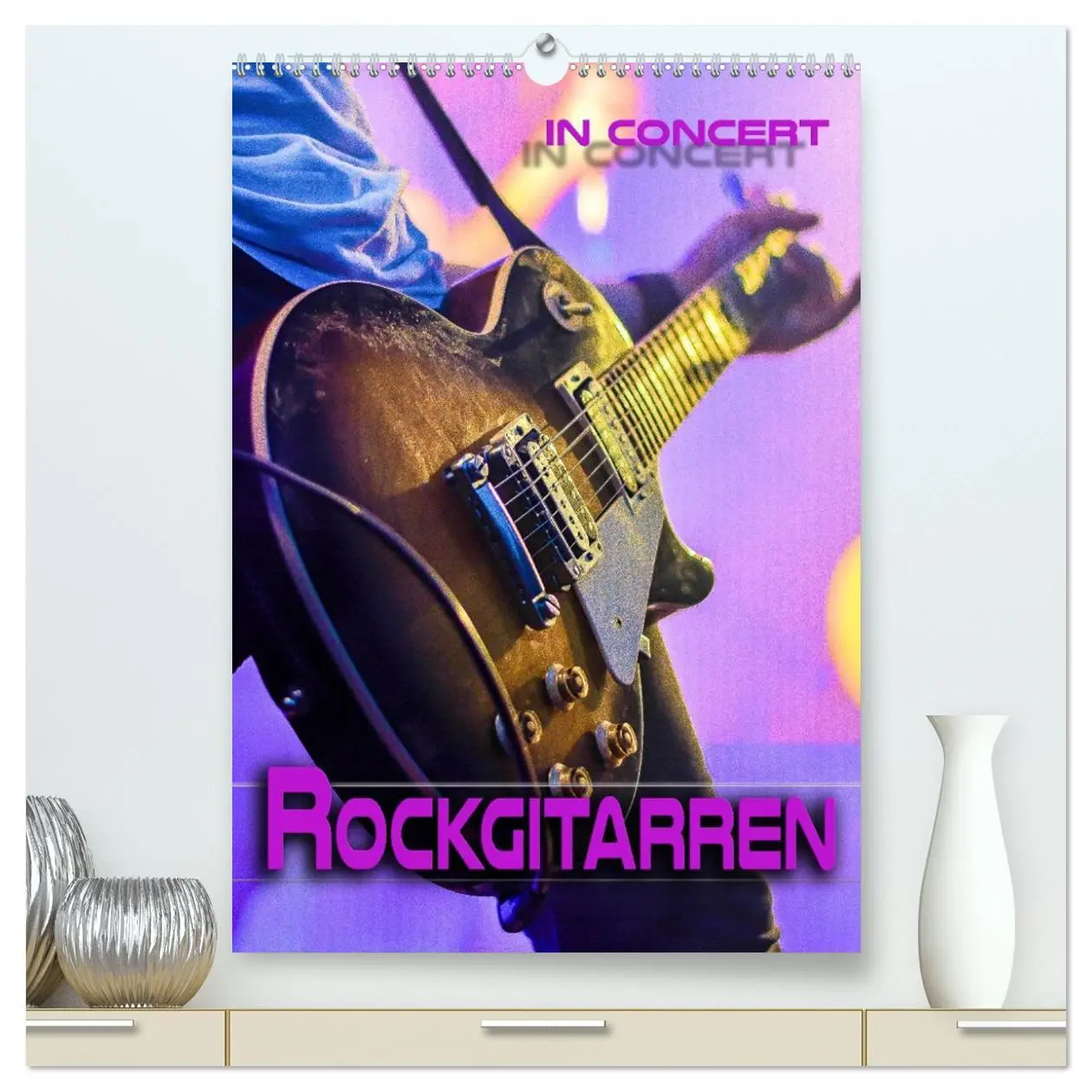 Cover: 9783516352481 | Rockgitarren in Concert (hochwertiger Premium Wandkalender 2026 DIN...