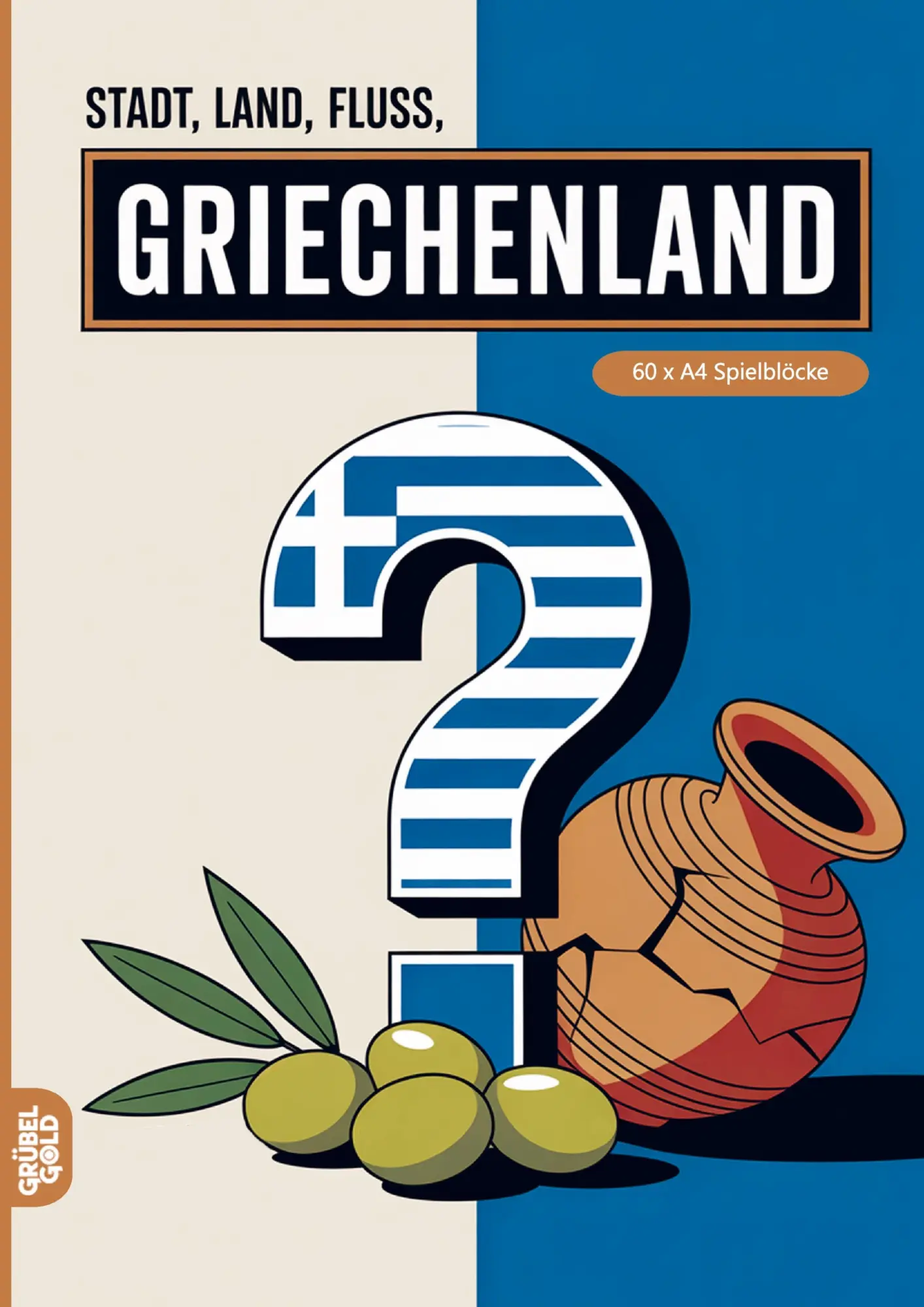 Cover: 9783693192481 | Stadt, Land, Fluss, Griechenland | Grübelgold Rätselhefte | Buch
